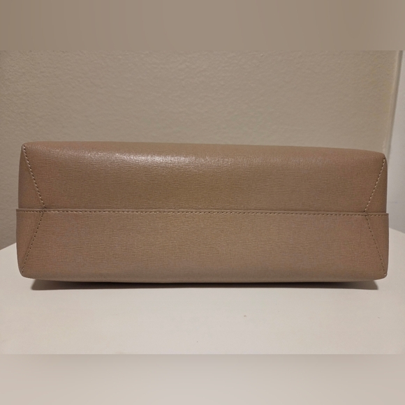 Mansur Gavriel Small Zip Shoulder Tote – Light Beige - Picture 4 of 12